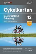 Cykelkartan Blad 12 Västergötland/Göteborg : Skala 1:90 000