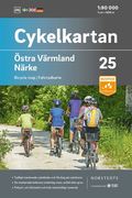 Cykelkartan Blad 25 Östra Värmland/Närke : Skala 1:90 000