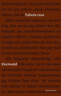 Tabula rasa : fragment av ett liv