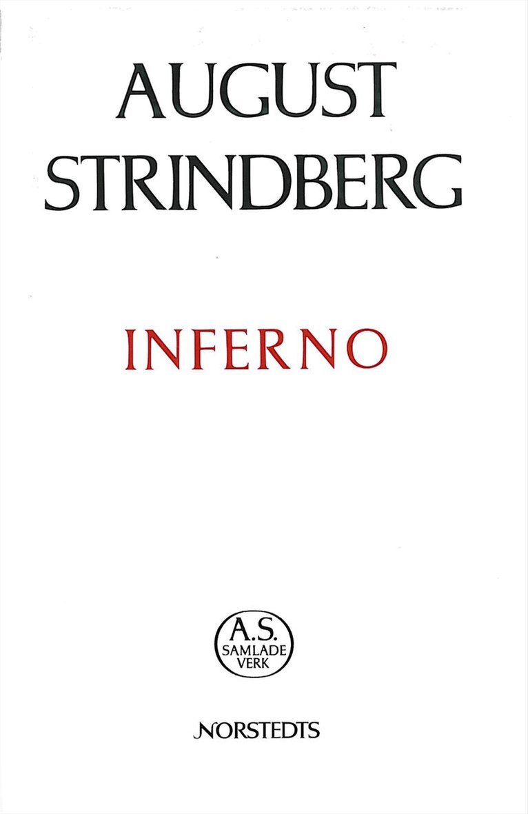August Strindberg - Inferno : Nationalupplaga. 37, Inferno, Inbunden