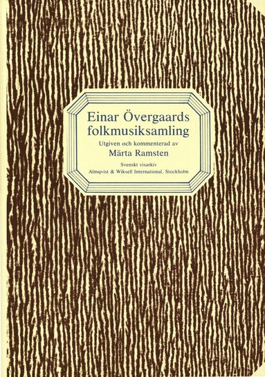 Einar Övergaard, Märta Ramsten Einar Övergaards folkmusiksamling