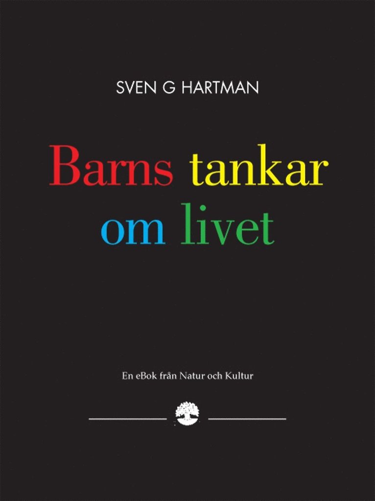 Sven G Hartman - Barns tankar om livet, E-bok
