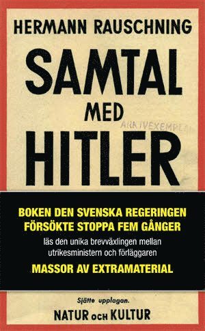 Hermann Rauschning - Samtal med Hitler, Pocket