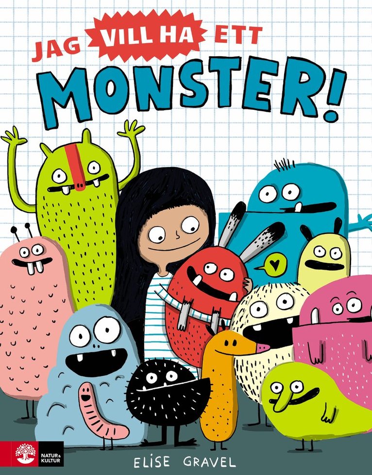 Elise Gravel - Jag vill ha ett monster, E-bok