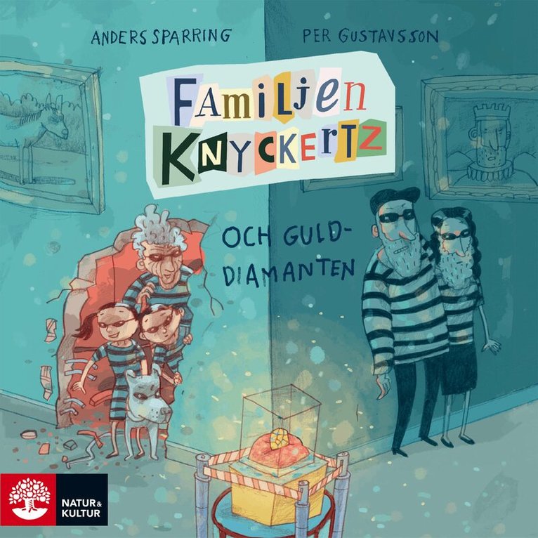 Anders Sparring - Familjen Knyckertz och gulddiamanten, Ljudbok