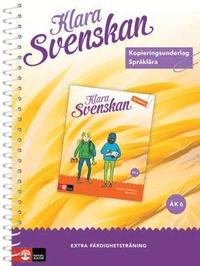 e-Bok Klara svenskan Åk 6 Kopieringsunderlag Språklära