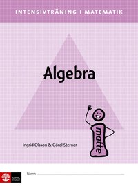 Intensivtr�ning ma �k 4-6 Algebra Elevh�fte
