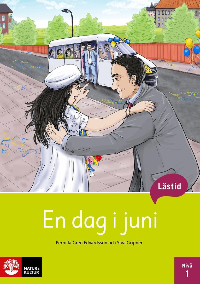 Pernilla Gren Edvardsson, Ylva Gripner - Lästid, En dag i juni, Nivå 1, Häftad. Tillgänglighet: Lägg i varukorg