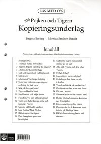 e-Bok Läs med oss  År 3 (Reviderad), NYA Pojken och Tigern Kopieringsunderlag