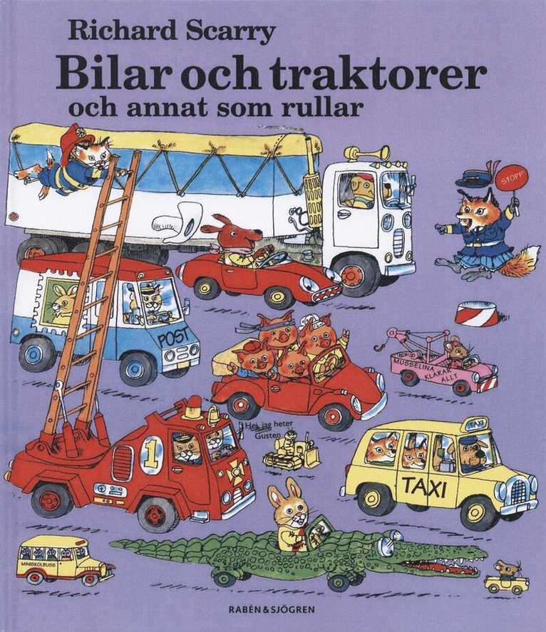 Richard Scarry - Bilar och traktorer och annat som rullar, Kartonnage