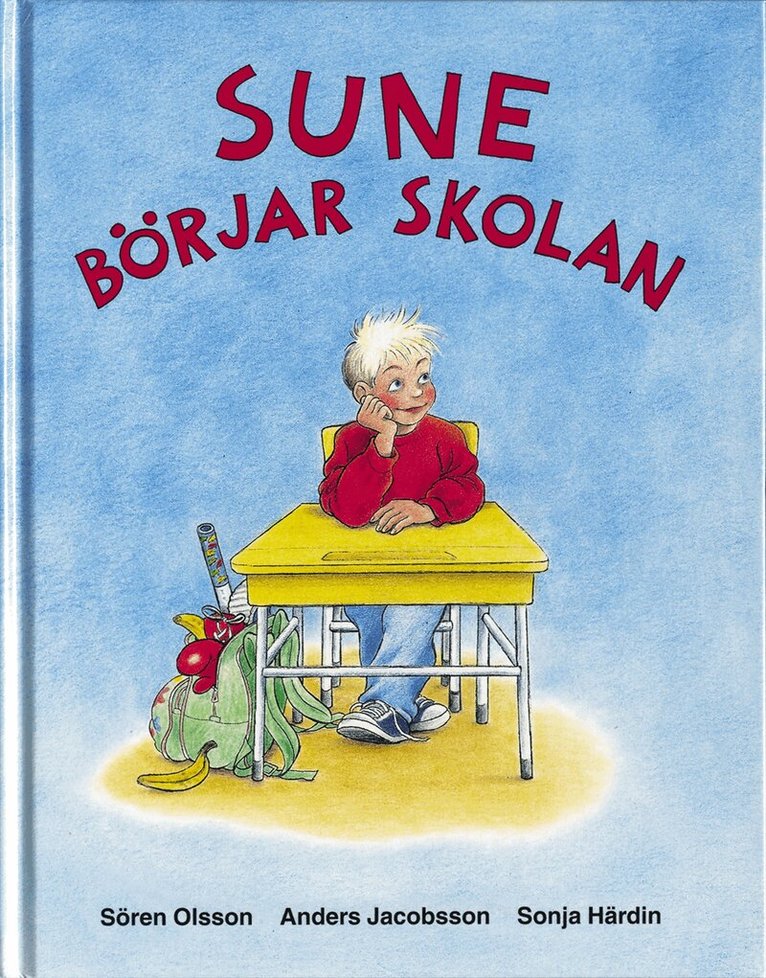 Sören Olsson, Anders Jacobsson - Sune börjar skolan, Kartonnage