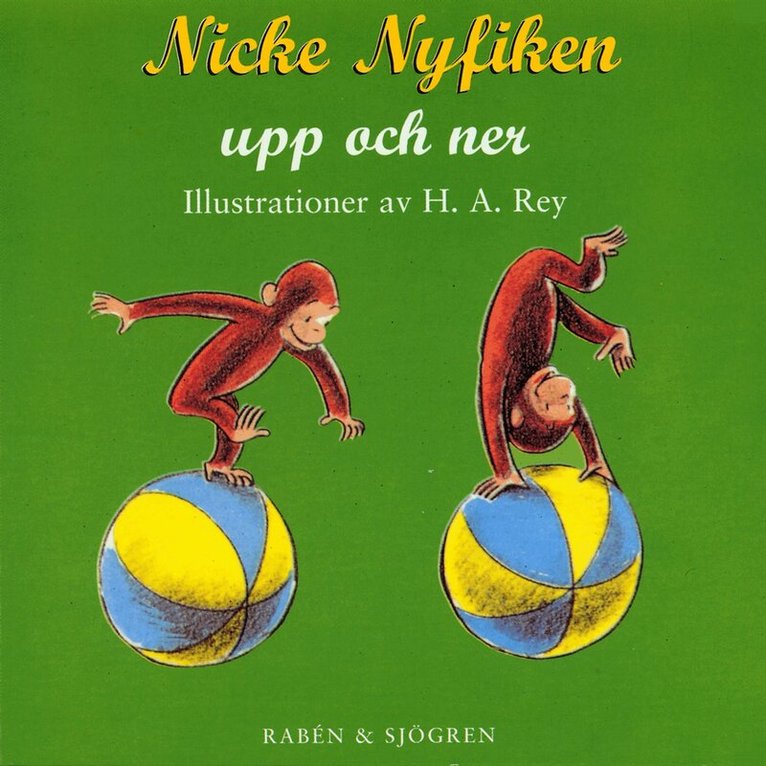 H. A. Rey - Nicke Nyfiken upp och ner, Kartonnage