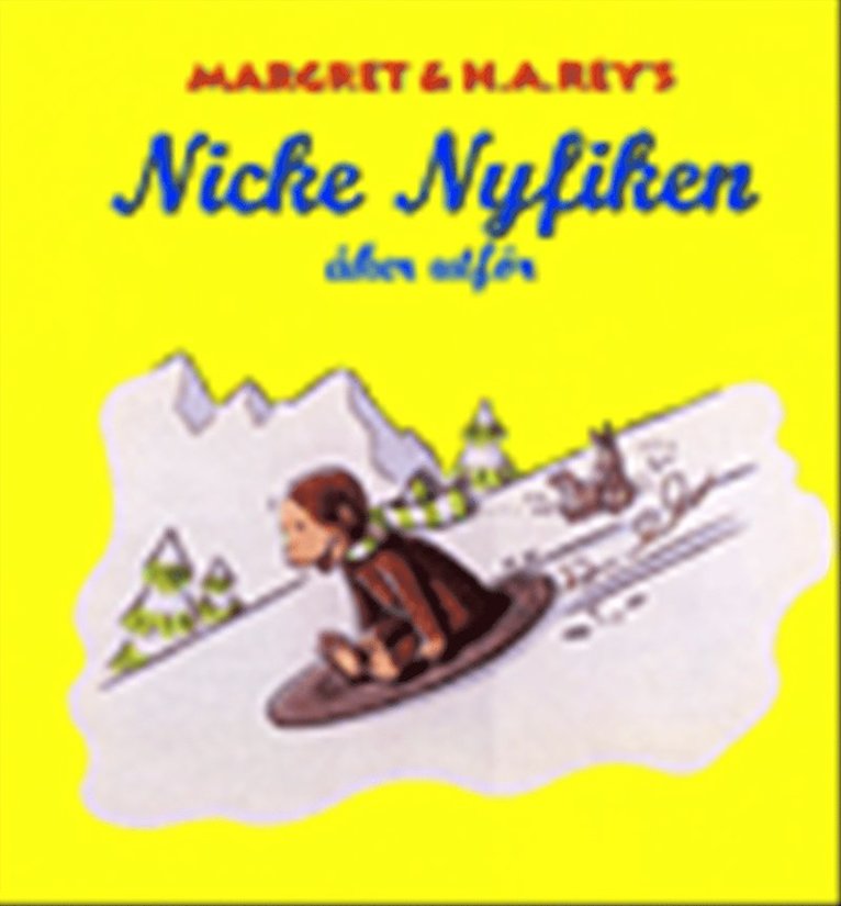 Margret Rey - Nicke Nyfiken åker utför, Kartonnage