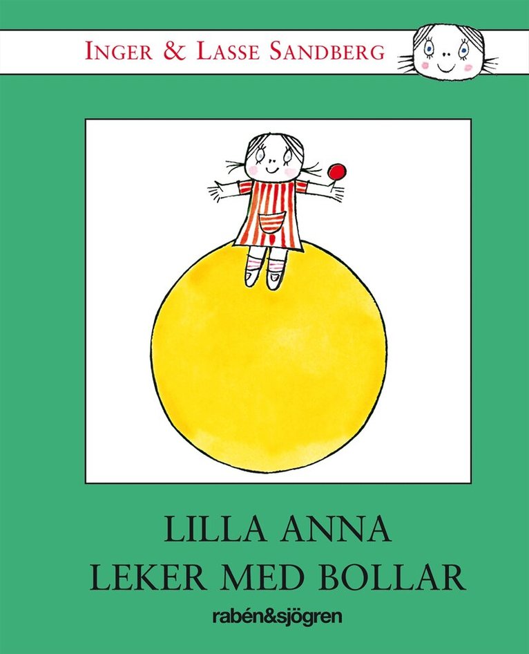 Inger Sandberg - Lilla Anna leker med bollar, Kartonnage
