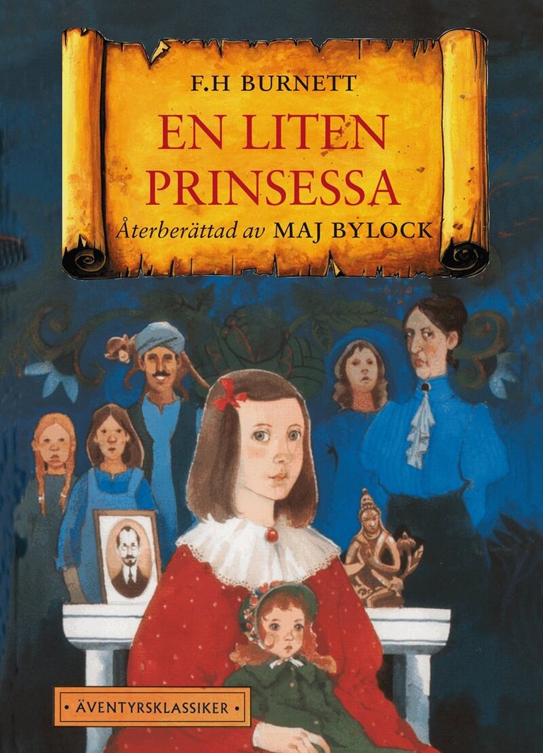 Frances Hodgson Burnett, Maj Bylock - En liten prinsessa, Kartonnage