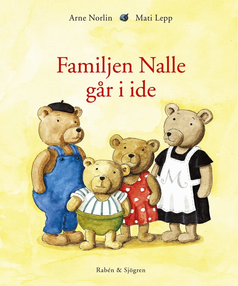 Arne Norlin - Familjen Nalle går i ide, Kartonnage
