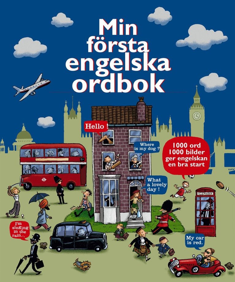 Min första engelska ordbok, Kartonnage