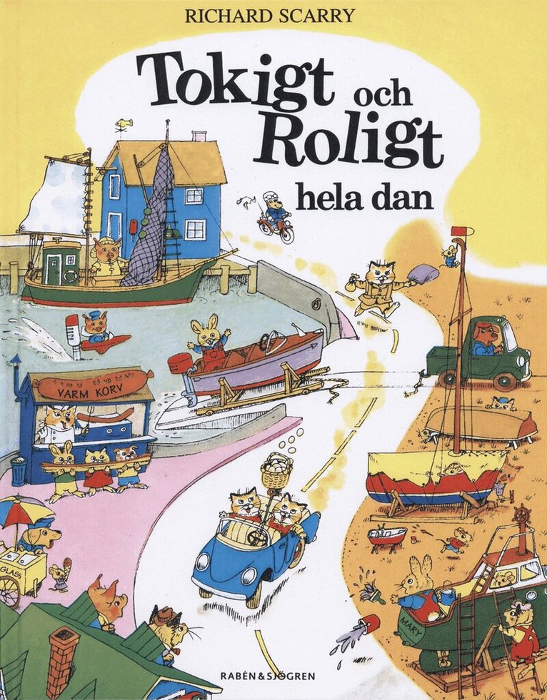 Richard Scarry - Tokigt och roligt hela dagen, Kartonnage