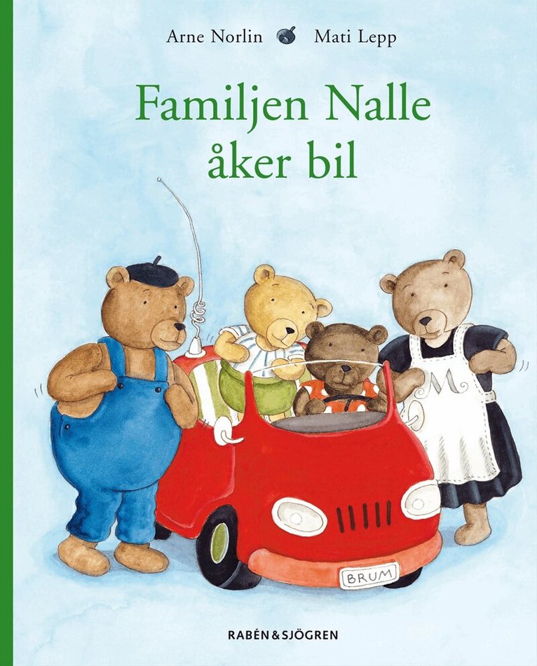 Arne Norlin - Familjen Nalle åker bil, Kartonnage