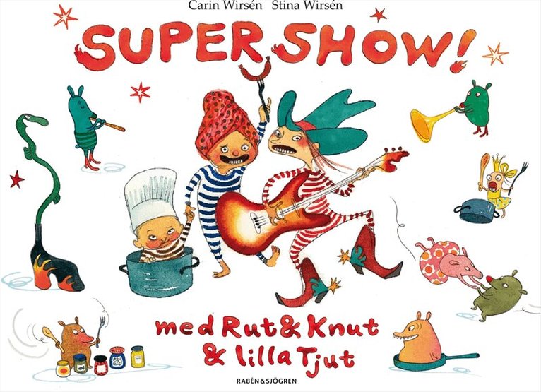 Carin Wirsén - Supershow med Rut & Knut & lilla Tjut, Kartonnage