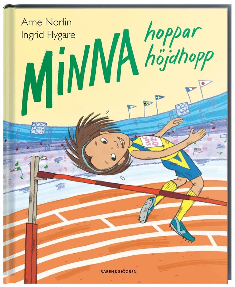 Arne Norlin - Minna hoppar höjdhopp, Kartonnage