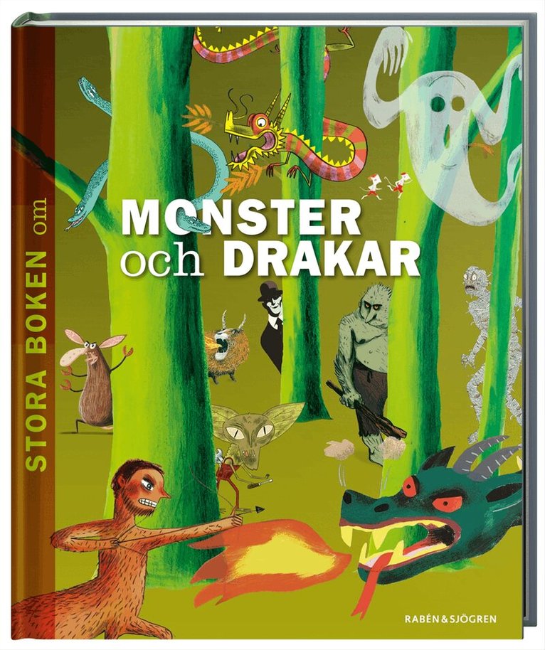 Benoit Delalandre - Stora boken om monster och drakar, Kartonnage