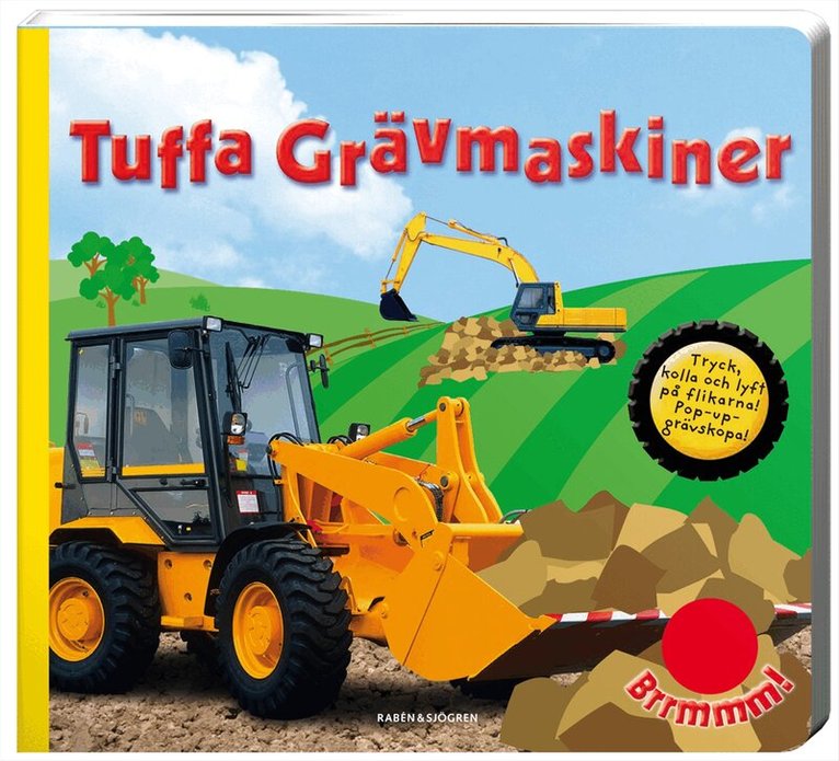 Anders Bergström - Tuffa grävmaskiner, Kartonnage