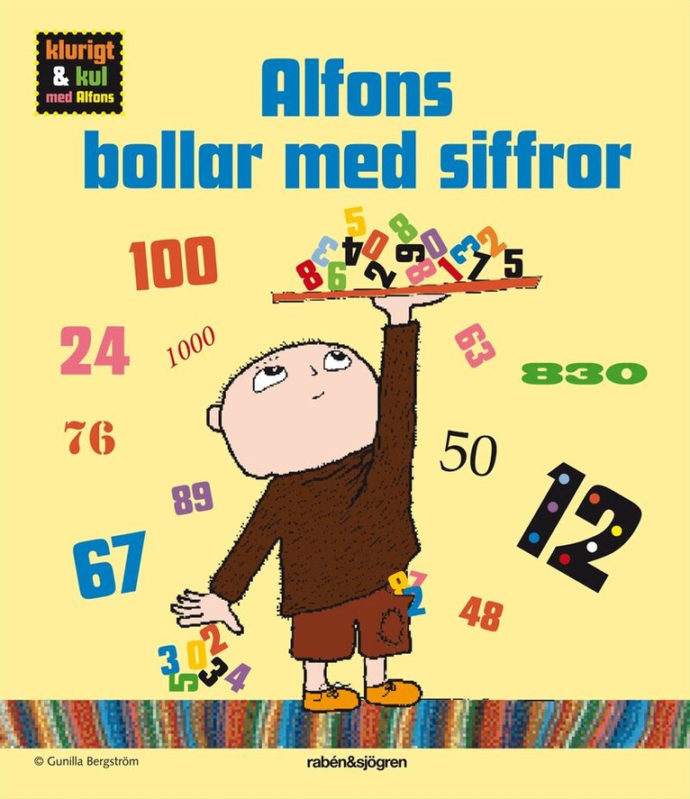 Alfons bollar med siffror, Kartonnage
