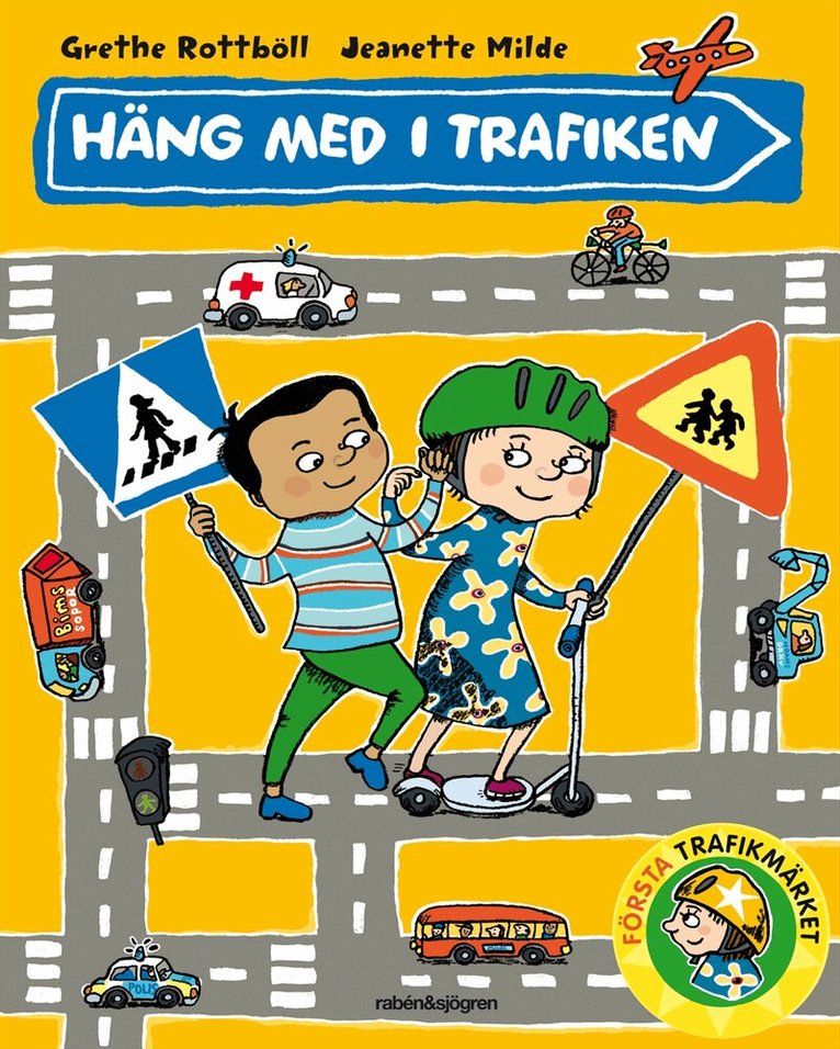 Grethe Rottböll - Häng med i trafiken, Kartonnage