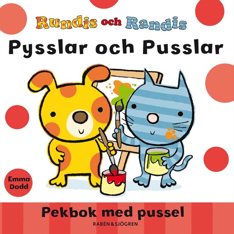 Emma Dodd - Rundis och Randis pysslar och pusslar : pekbok med pussel, Kartonnage