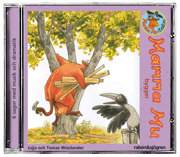 Jujja Wieslander, Tomas Wieslander - Mamma Mu bygger, CD-bok