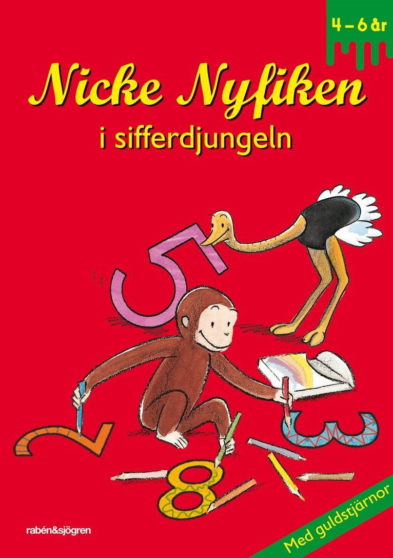 H. A. Rey - Nicke Nyfiken i sifferdjungeln, Häftad
