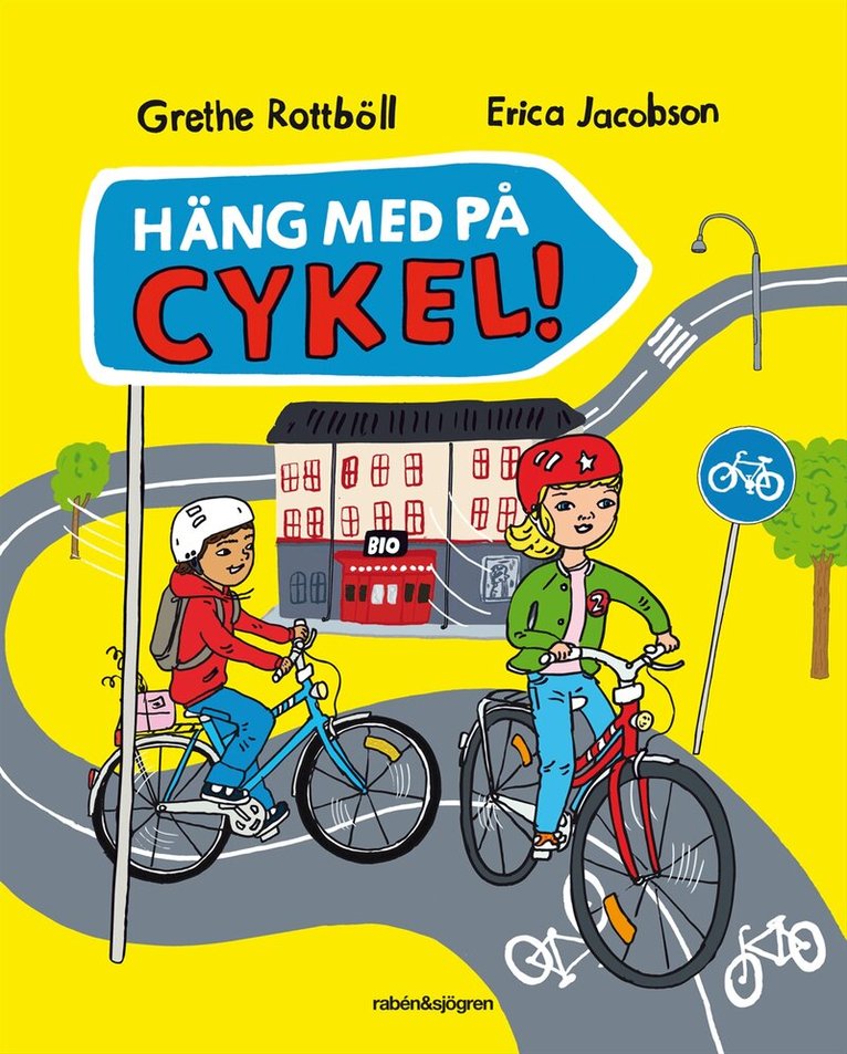 Grethe Rottböll - Häng med på cykel!, Kartonnage