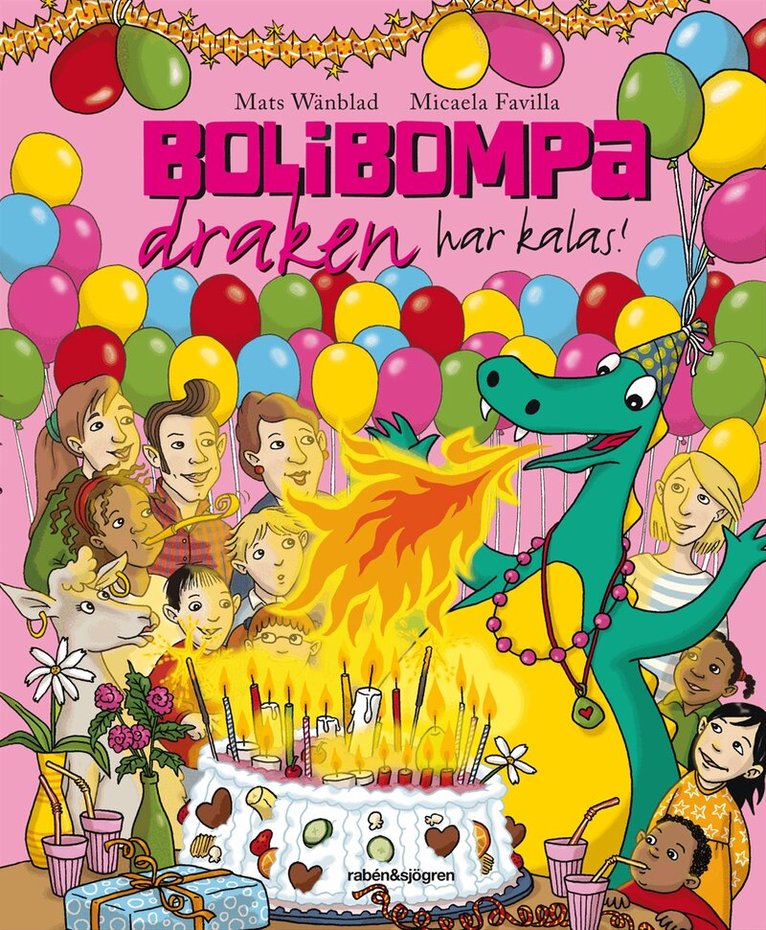 Mats Wänblad - Bolibompa-draken har kalas!, Kartonnage