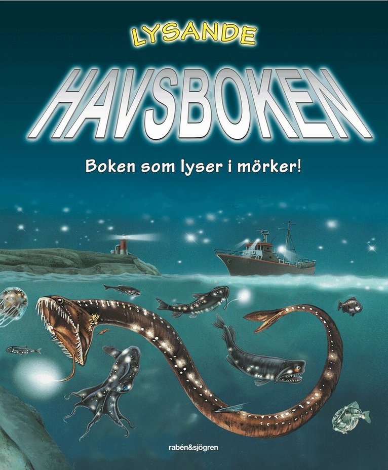 Nicholas Harris - Lysande havsboken : boken som lyser i mörker!, Kartonnage