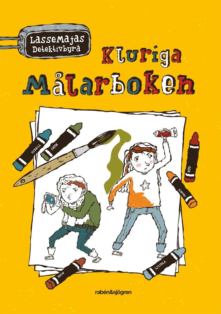 Martin Widmark - Kluriga målarboken : LasseMajas detektivbyrå, Häftad