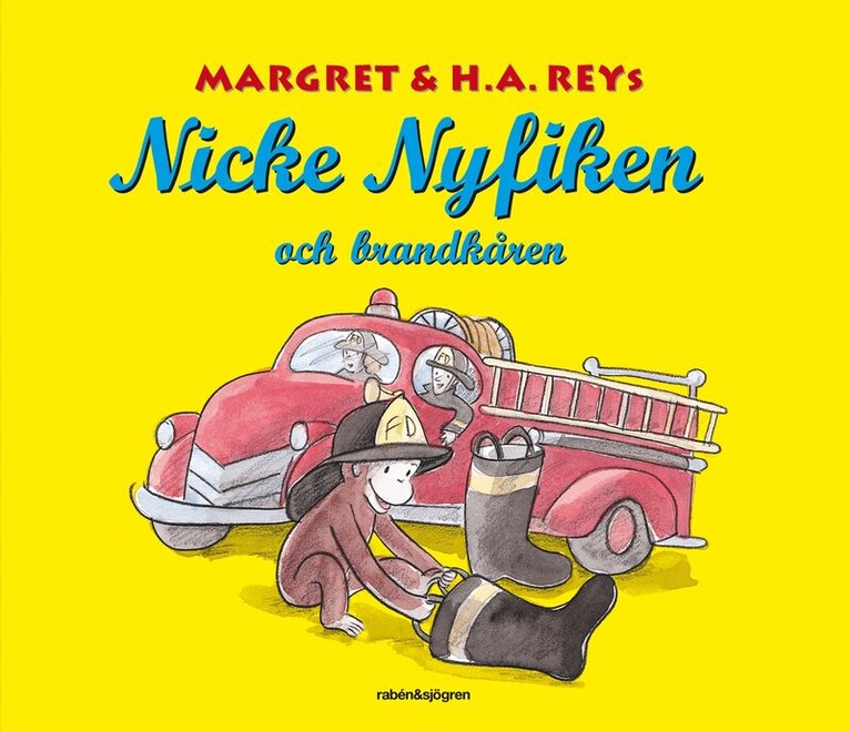H. A. Rey, Margret Rey - Nicke Nyfiken och brandkåren, Kartonnage