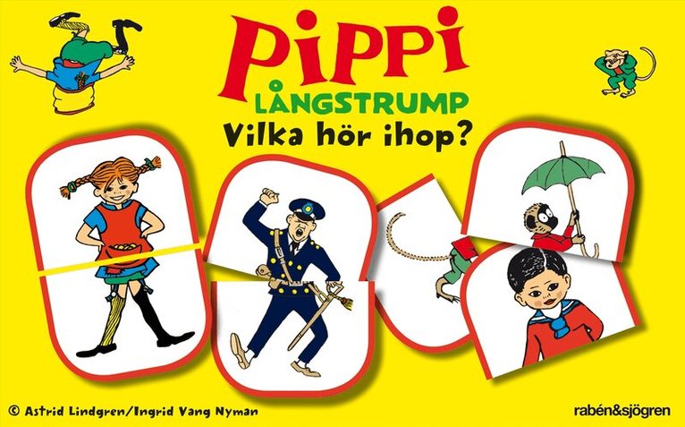 Astrid Lindgren - Pippi Långstrump - Vilka hör ihop?, Övrigt
