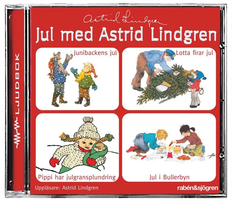 Astrid Lindgren - Jul med Astrid Lindgren, CD-bok