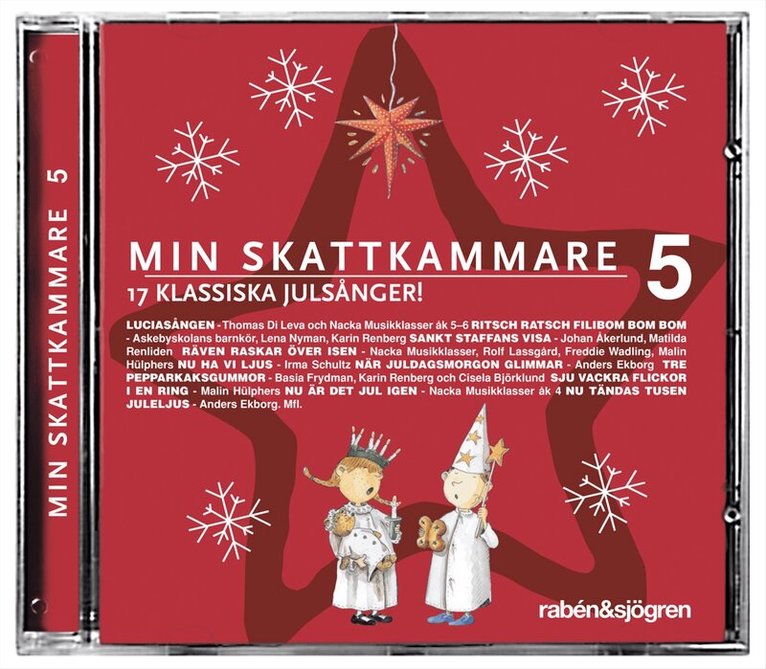 Min skattkammare 5 : 17 klassiska julsånger, CD-bok