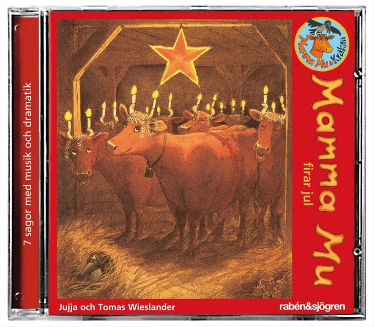 Jujja Wieslander, Tomas Wieslander - Mamma Mu firar jul, CD-bok