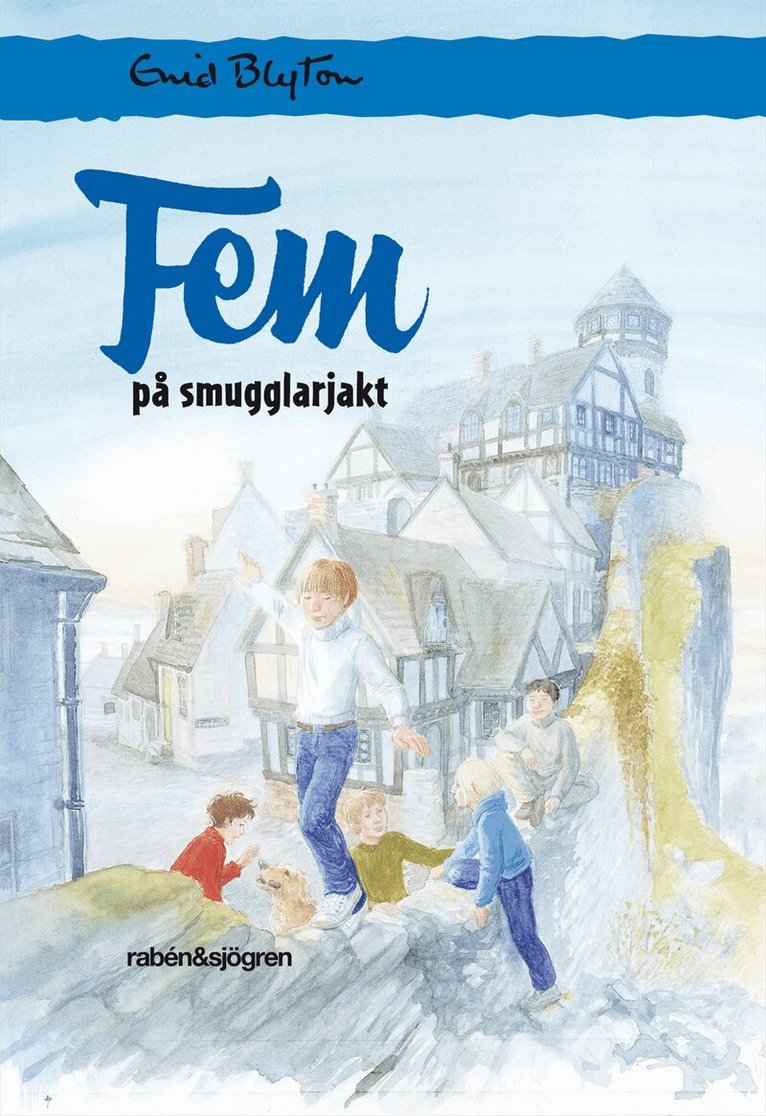 Enid Blyton - Fem på smugglarjakt, Kartonnage