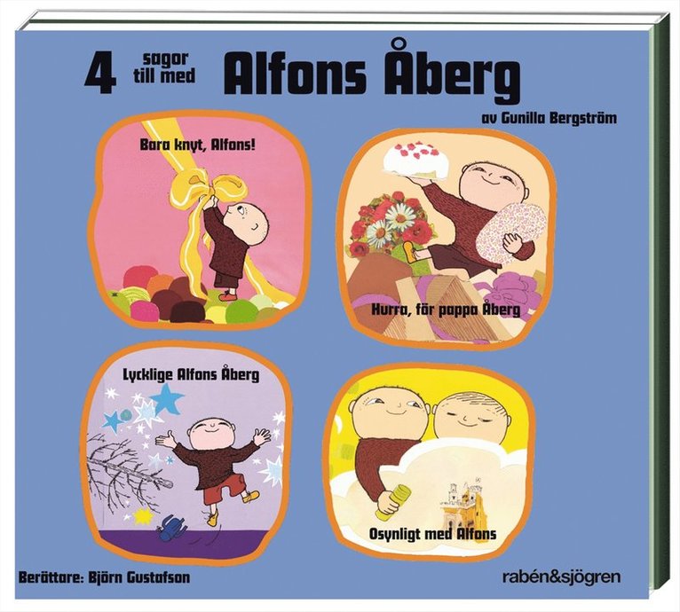 Gunilla Bergström - 4 sagor till med Alfons Åberg, CD-bok