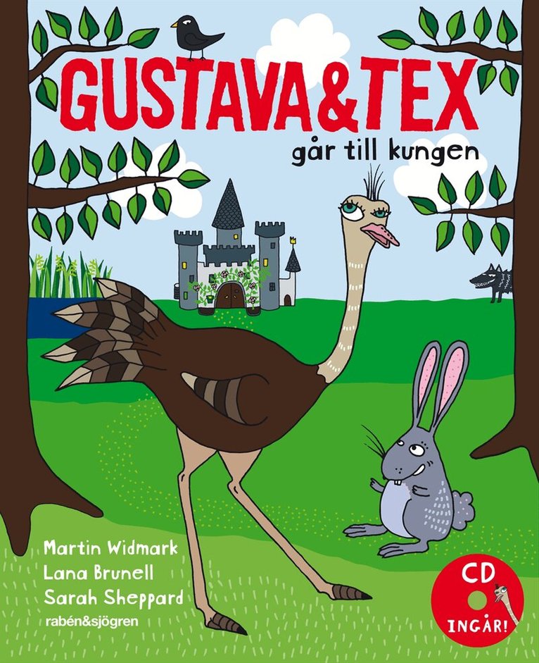 Martin Widmark, Lana Brunell - Gustava & Tex går till kungen, Inbunden