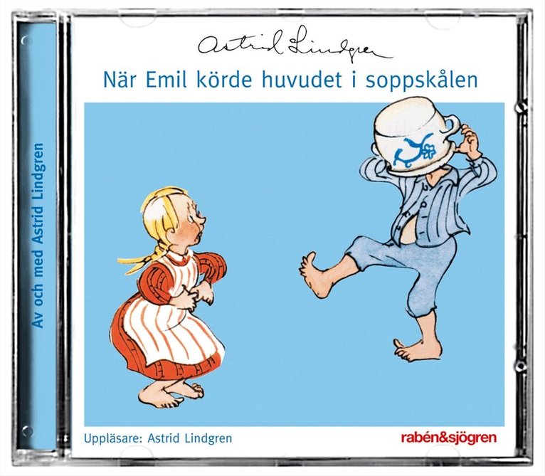 Astrid Lindgren - När Emil körde huvudet i soppskålen, CD-bok