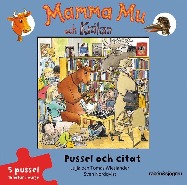Jujja Wieslander, Tomas Wieslander - Mamma Mu : pussel och citat, Övrigt