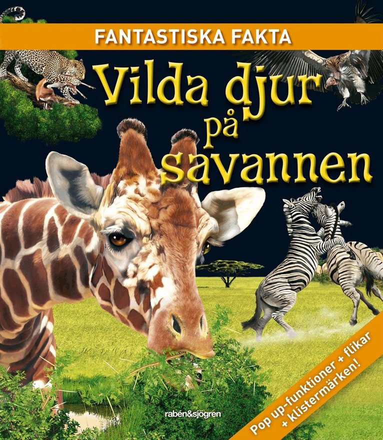 Sylvie Bézuel - Vilda djur på savannen, Inbunden