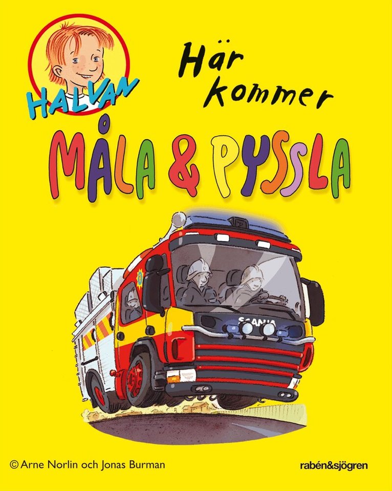 Arne Norlin - Halvan - Måla och pyssla, Häftad