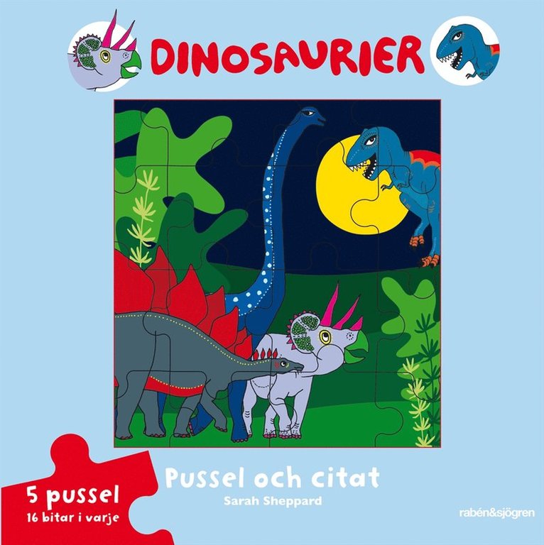 Sarah Sheppard - Dinosaurier - Pussel och citat, Övrigt