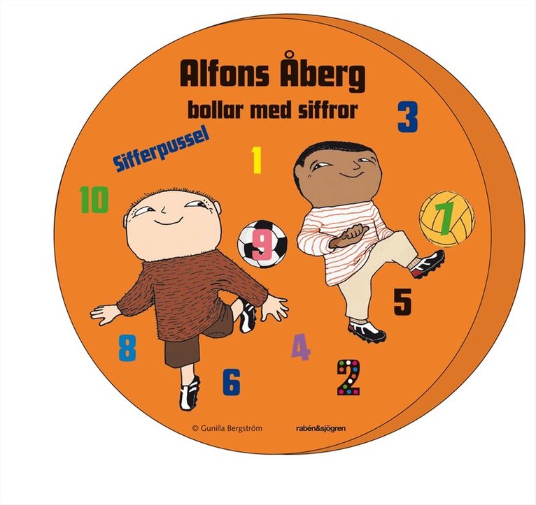 Gunilla Bergström - Alfons Åberg bollar med siffror - Sifferpussel, Övrigt